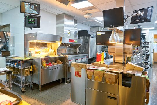 fast food kitchen