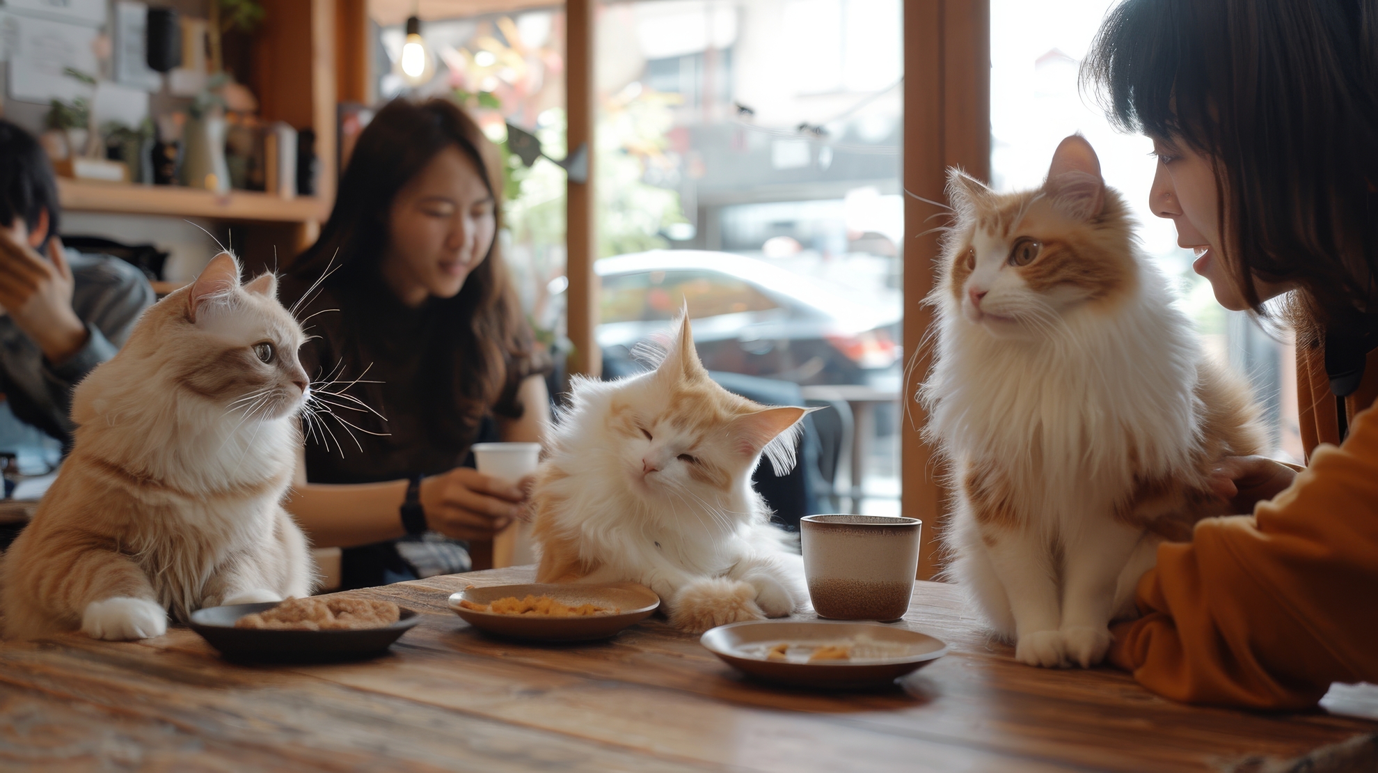 Konsep Kafe Kekinian Cat Cafe