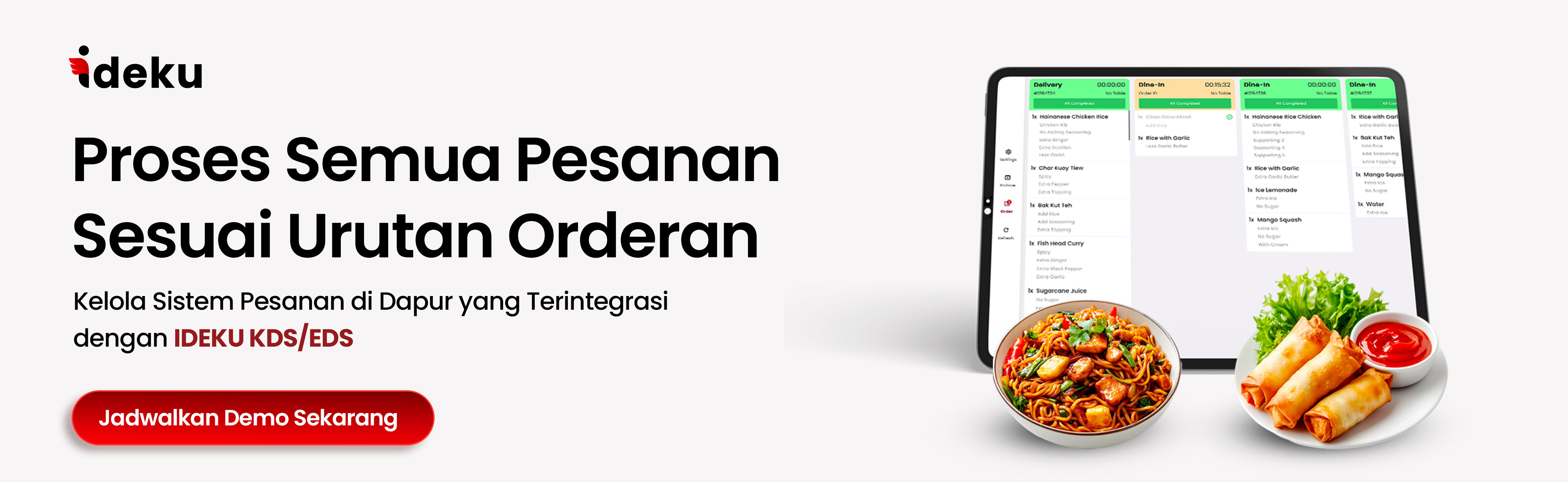 Optimalisasi Alur Kerja Dapur dengan IDEKU KDS/EDS