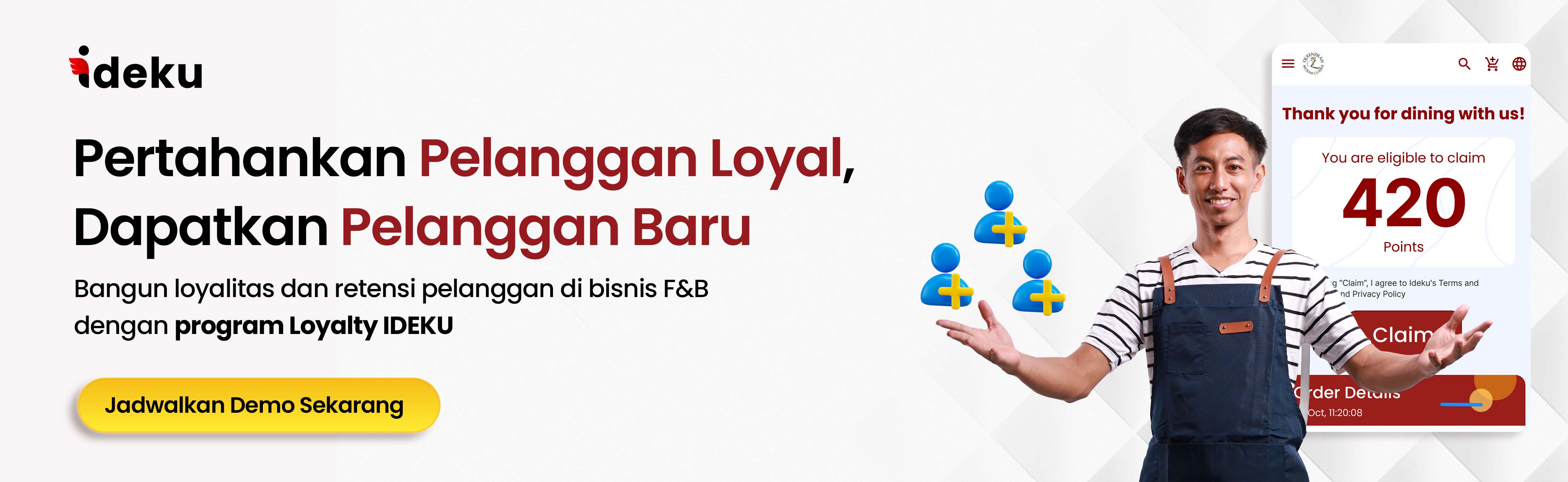 Aplikasi Data Pelanggan IDEKU untuk Pelanggan Loyal dan Baru