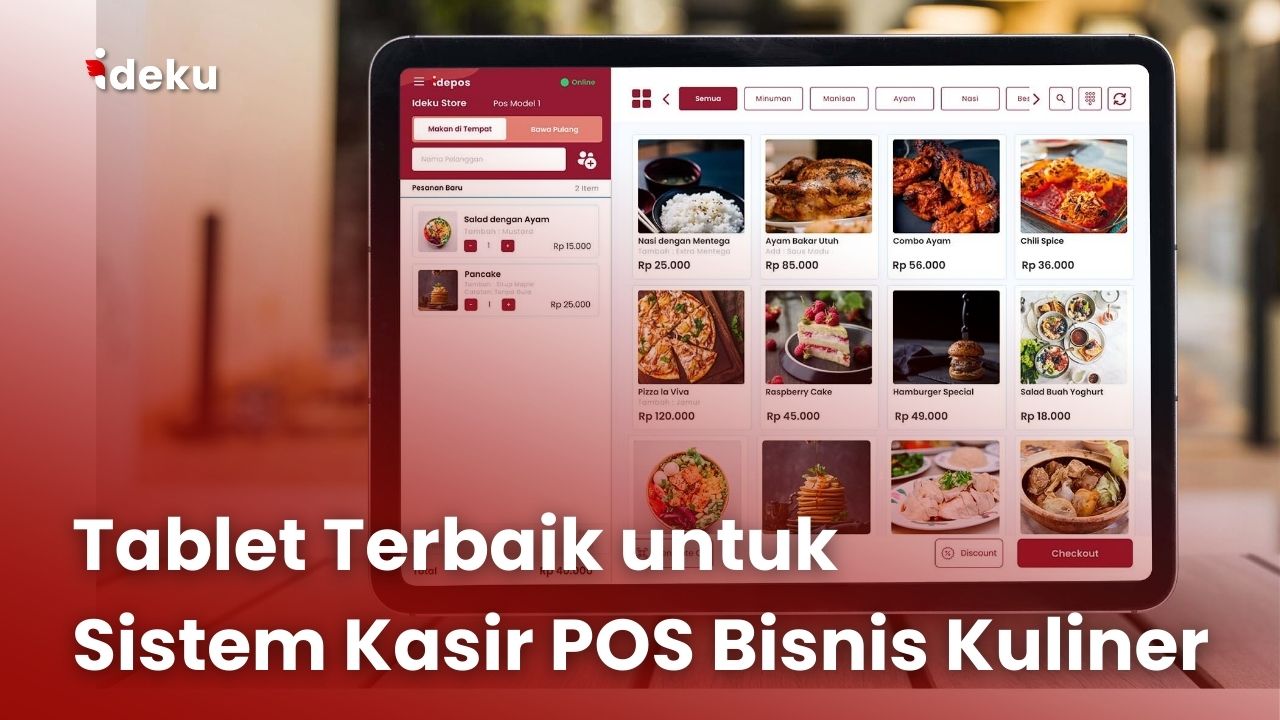 Tablet Terbaik untuk Sistem Kasir POS Bisnis Kuliner