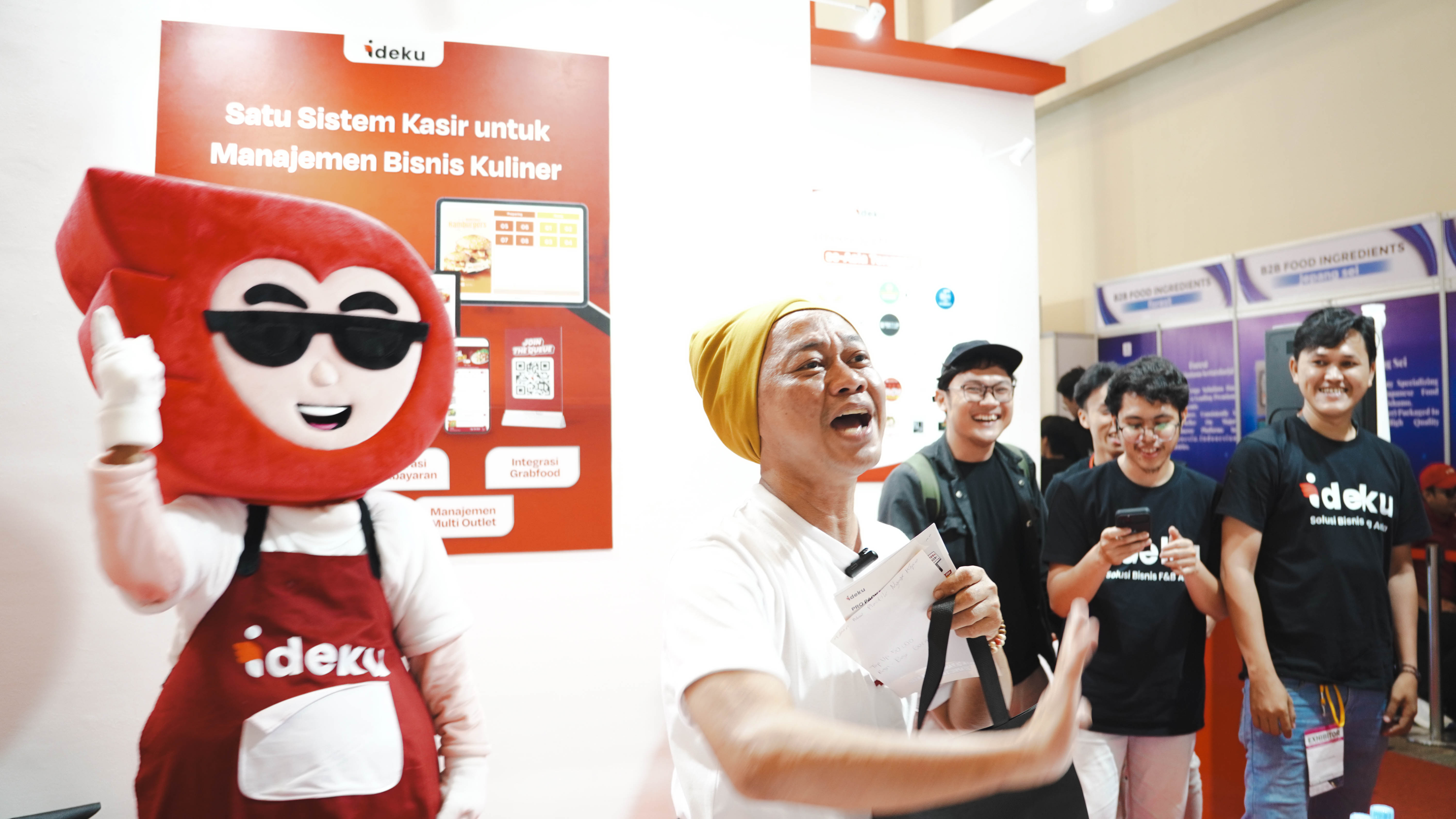 Keseruan booth IDEKU di All Food Indonesia 2025