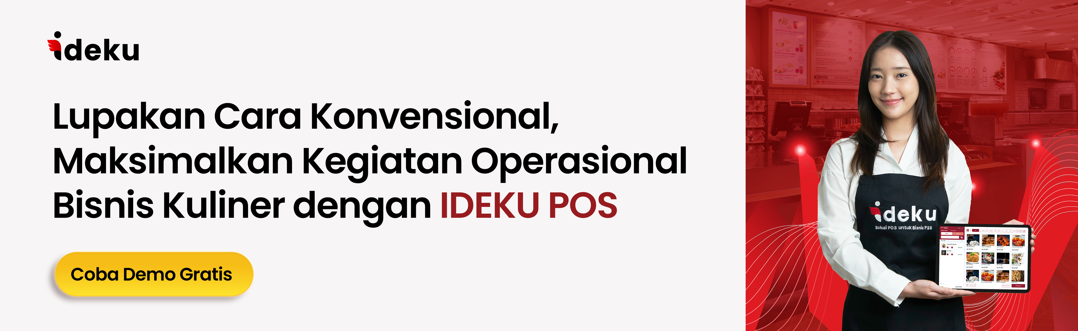 Saatnya beralih dari cara konvensional di bisnis F&B dengan IDEKU POS